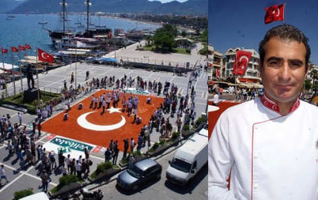 Baharattan Türk bayrağına ceza