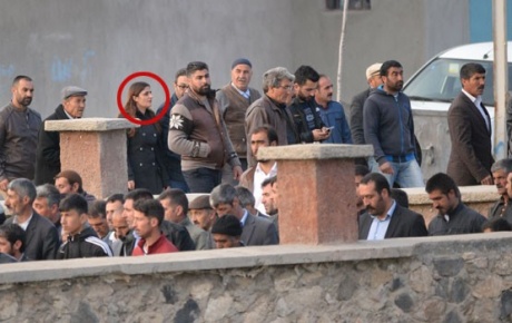 HDP Milletvekili terörist cenazesinde