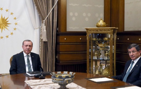 Erdoğan-Davutoğlu zirvesi sona erdi