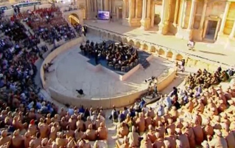 IŞİDten kurtarılan antik kentte konser