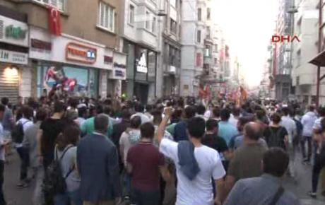 Taksimdeki Gezi eylemine polis müdahalesi