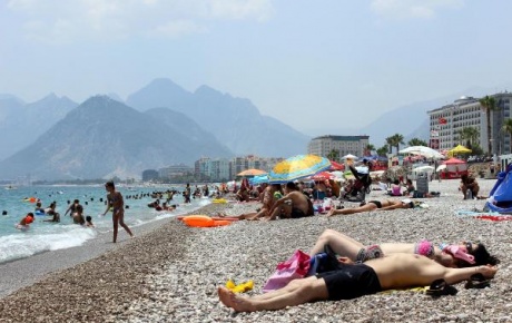 Antalyada hava sıcaklığı düştü