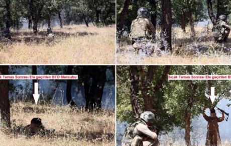Licede çatışma; PKKlılar ormanı yaktı ama kaçamadı