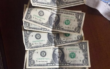 Cebinden F serisi 1 dolarlık 47 banknot çıktı