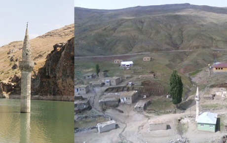 Baraj, köyü yuttu