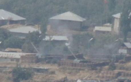 PKK hedefleri top atışlarıyla vuruldu