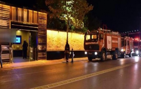 İstanbulun ünlü gece kulübünde yangın paniği