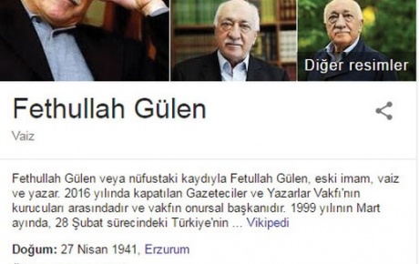 Google, Gülenin ölüm tarihini verdi