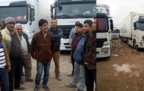 Türk TIR şoförleri, Bazarganda mahsur kaldı