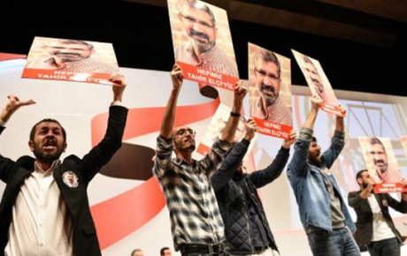 İstanbul Barosu Başkan seçimlerinde Tahir Elçi protestosu