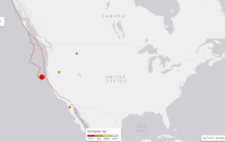 ABDde 6.5 büyüklüğünde deprem