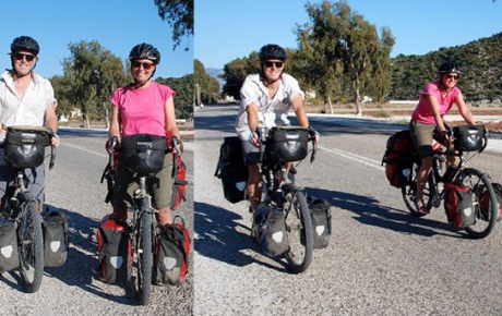 Öğretmen çiftin bisikletle dünya turu