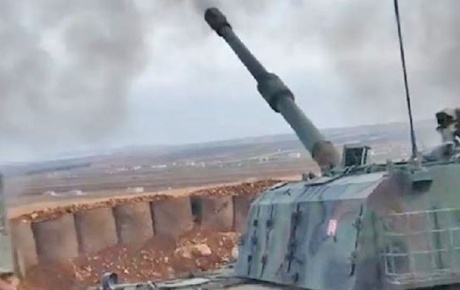 Afrindeki YPG mevzileri vuruluyor