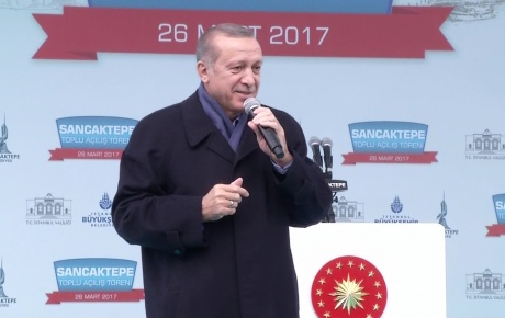 Erdoğanın konuştuğu törende Kılıçdaroğlunun sesi