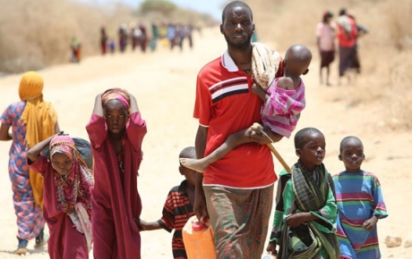 Somalide nüfusun yarısı açlıktan ölüm tehdidi altında