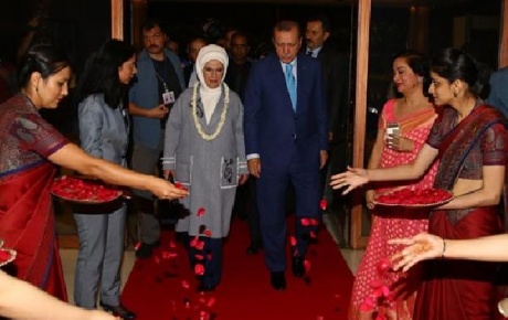 Cumhurbaşkanı Erdoğan, Hindistanda
