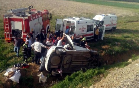 Elazığda kaza: 2 ölü, 3 yaralı
