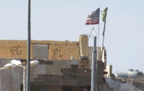 YPG, ABD bayrağını indirdi