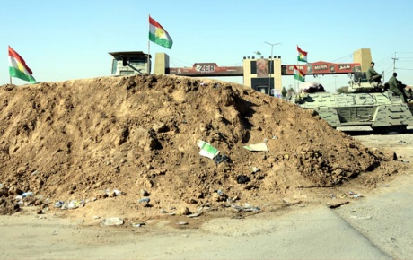 Erbil - Kerkük karayoluna yığınak yaptılar!