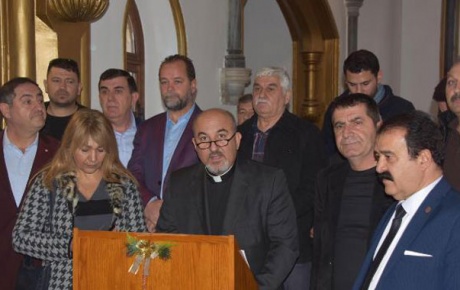 İzmirde Protestan kilisesinde Kudüs tepkisi