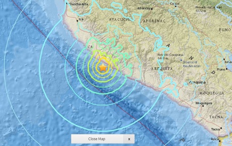 Peruda 7.3 büyüklüğünde deprem