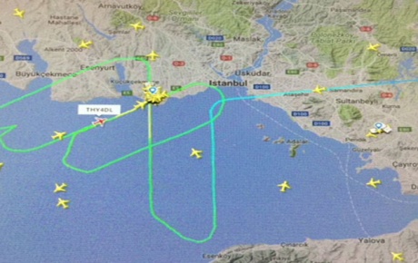 Fırtına, İstanbulda  hava trafiğini de etkiledi