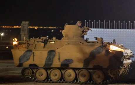 Tanklar, Kilisten Suriyeye geçti