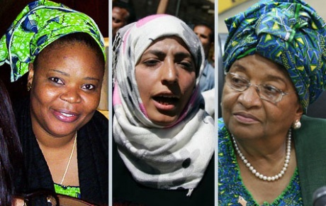Nobel Barış Ödülü 3 kadına
