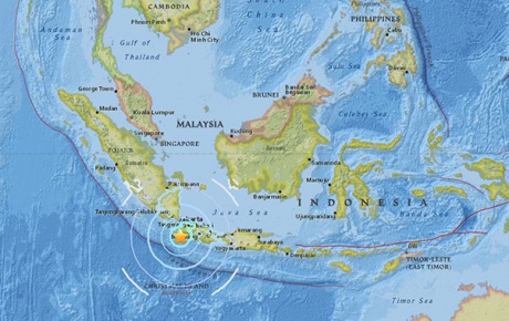 Endonezyada 6.0 büyüklüğünde deprem