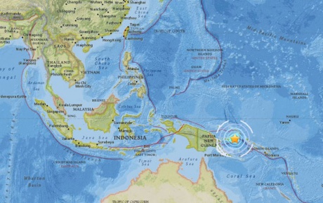 Papua Yeni Ginede 6.3 büyüklüğünde deprem