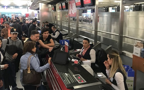 Atatürk Havalimanında görülmemiş yoğunluk