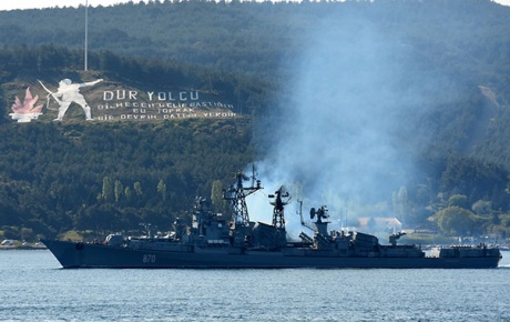 Rus savaş gemileri, Çanakkale Boğazından geçti