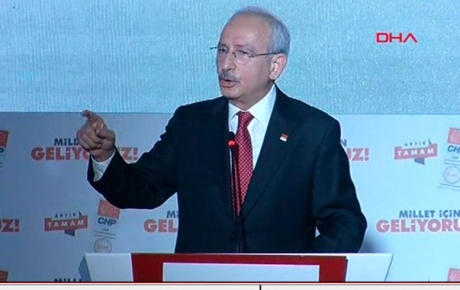 Kılıçdaroğlu, CHPnin seçim bildirgesini açıkladı