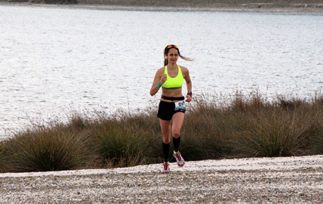 Salda Gölü kıyısında maraton ve patika koşusu