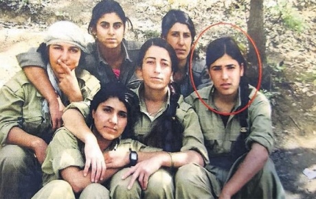 Terörist kadın çocukları için Türkiyeye sığındı!