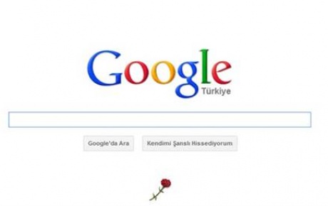 Googledan Atatürke tek karanfil