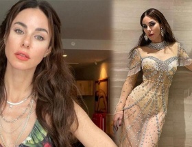 Defne Samyeli transparan elbisesiyle sosyal medyayı salladı!
