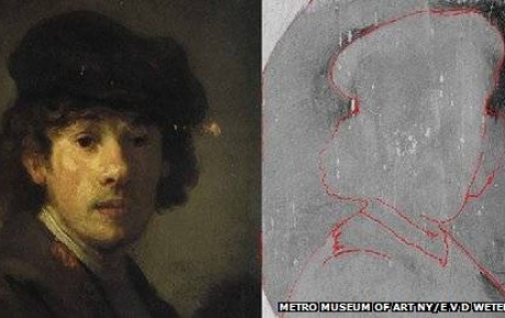 Rembrandtın kayıp oto portresi bulundu