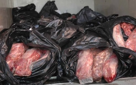 Mardinde 10 ton bufalo eti bulundu