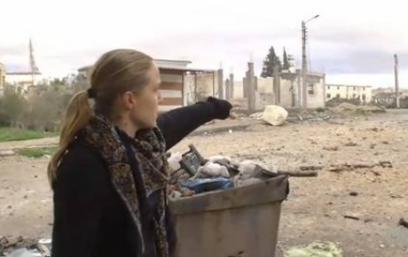 CNN yasak şehir Humusa girdi