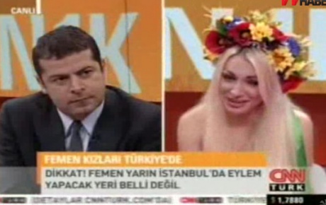 Cüneyt Özdemirin FEMEN ile imtihanı