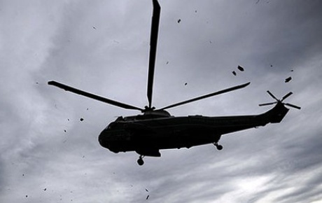 Fasta askeri helikopter düştü: 9 ölü