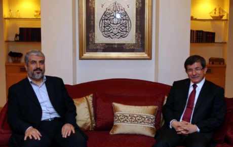 Davutoğlu, Hamas Lideri ile görüştü