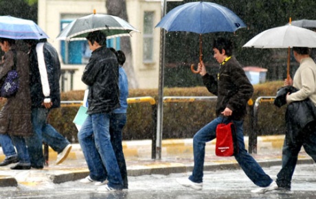 Marmaraya yağış uyarısı
