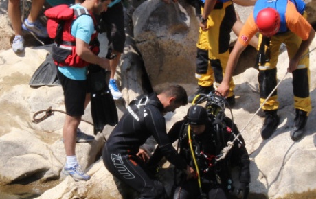 İranlı turist raftingte boğuldu