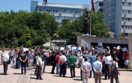 Trabzonda HES protestosu