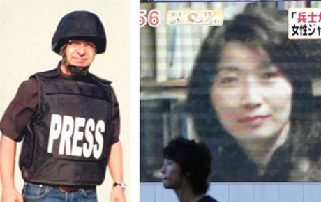 Türk gazeteci kayıp, Japon meslektaşı öldü