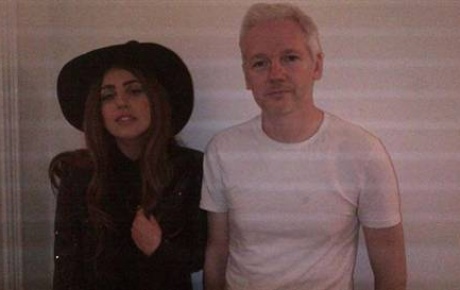 Assangeın misafiri Lady Gaga