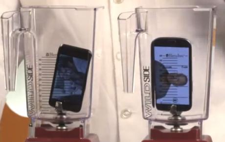 iPhone 5 ve Galaxy S3ün blender sınavı