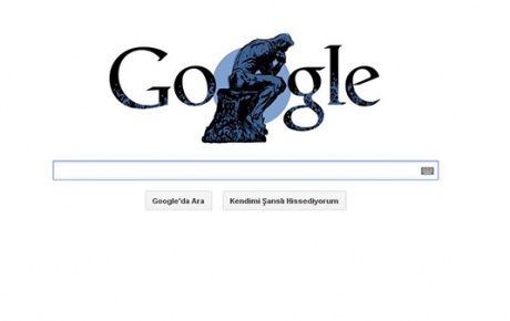 Google Auguste Rodini unutmadı